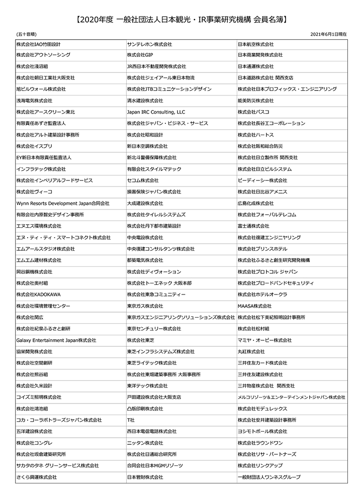 会員企業一覧